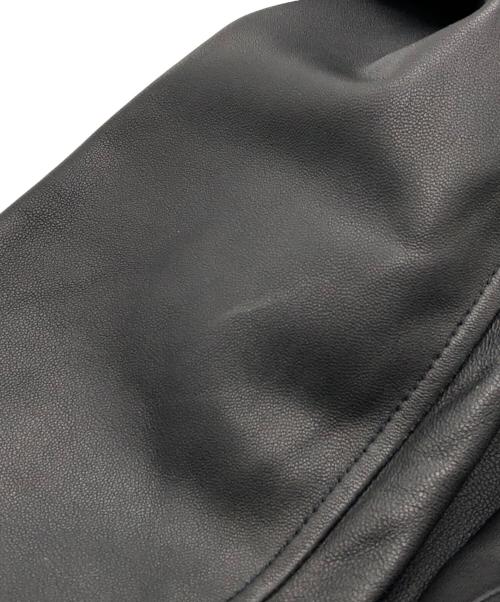 HELMUT LANG（ヘルムートラング）HELMUT LANG (ヘルムートラング) ノーカラーライダースジャケット ブラック サイズ:SIZE XSの古着・服飾アイテム