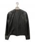 HELMUT LANG (ヘルムートラング) ノーカラーライダースジャケット ブラック サイズ:SIZE XS：23000円