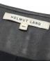 中古・古着 HELMUT LANG (ヘルムートラング) ノーカラーライダースジャケット ブラック サイズ:SIZE XS：23000円