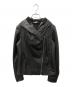 HELMUT LANG（ヘルムートラング）の古着「フーデッドレザージャケット」｜ブラック