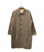 Traditional Weatherwear×FUDGEトラディショナルウェザーウェア×ファッジ）の古着「COSWAYステンカラーコート」｜ブラウン