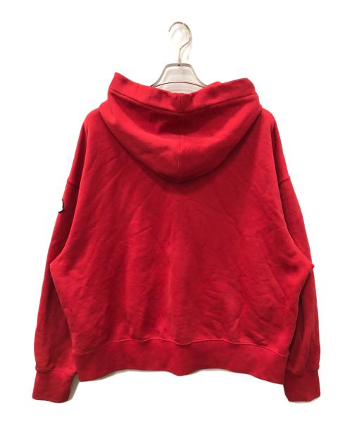 MONCLER（モンクレール）MONCLER (モンクレール) Palm Angels (パーム エンジェルス) コラボロゴパーカー レッド サイズ:SIZE Mの古着・服飾アイテム