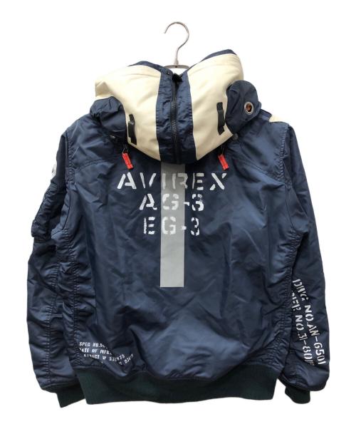 AVIREX（アヴィレックス）AVIREX (アヴィレックス) MA-1 REMODEL ネイビー サイズ:SIZE XLの古着・服飾アイテム