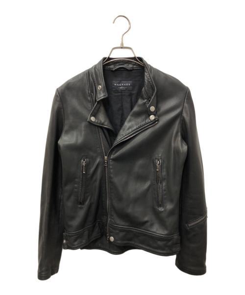 MACPHEE（マカフィー）MACPHEE (マカフィー) ラムレザーライダースジャケット ブラック サイズ:SIZE 36の古着・服飾アイテム