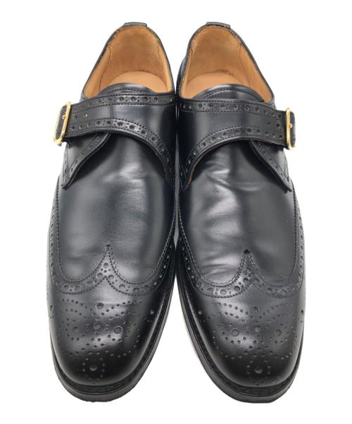 PAUL SMITH（ポールスミス）PAUL SMITH (ポールスミス) シングルモンクレザーシューズ ブラック サイズ:SIZE UK 7の古着・服飾アイテム