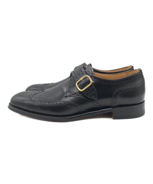 PAUL SMITH（ポールスミス）PAUL SMITH (ポールスミス) シングルモンクレザーシューズ ブラック サイズ:SIZE UK 7の古着・服飾アイテム