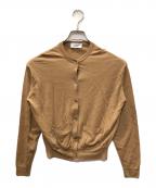 JOHN SMEDLEY×ROPEジョンスメドレー×ロペ）の古着「別注クルーネックカーディガン」｜ベージュ