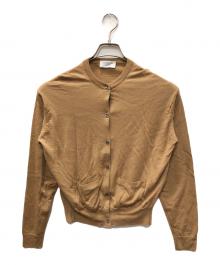 JOHN SMEDLEY×ROPE（ジョンスメドレー×ロペ）の古着「別注クルーネックカーディガン」｜ベージュ
