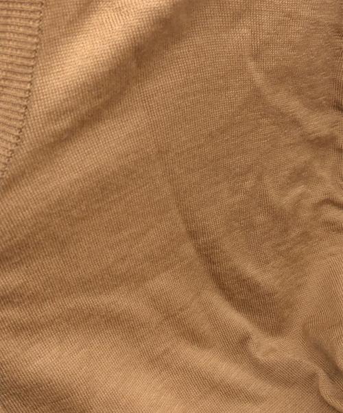 JOHN SMEDLEY（ジョンスメドレー）JOHN SMEDLEY (ジョンスメドレー) ROPE (ロペ) 別注クルーネックカーディガン ベージュ サイズ:SIZE 36の古着・服飾アイテム