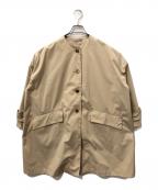 MACKINTOSHマッキントッシュ）の古着「HUMBIE ノーカラーコート」｜ベージュ