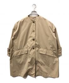 MACKINTOSH（マッキントッシュ）の古着「HUMBIE ノーカラーコート」｜ベージュ