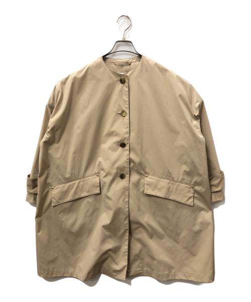 MACKINTOSH（マッキントッシュ）MACKINTOSH (マッキントッシュ) HUMBIE ノーカラーコート ベージュ サイズ:SIZE 6の古着・服飾アイテム