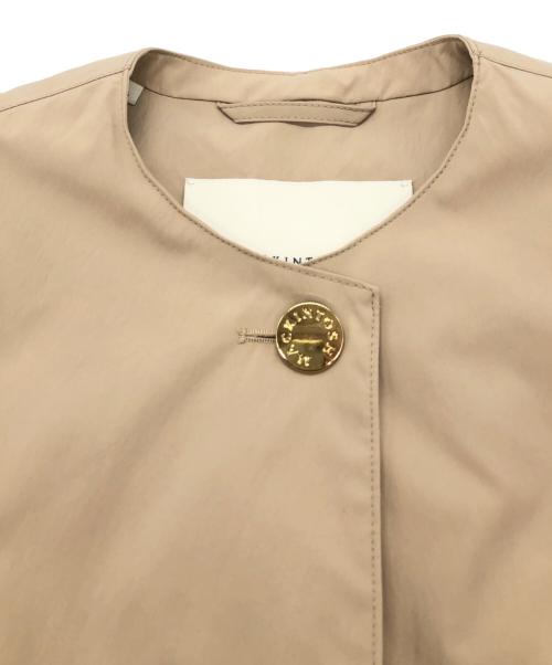 MACKINTOSH（マッキントッシュ）MACKINTOSH (マッキントッシュ) HUMBIE ノーカラーコート ベージュ サイズ:SIZE 6の古着・服飾アイテム