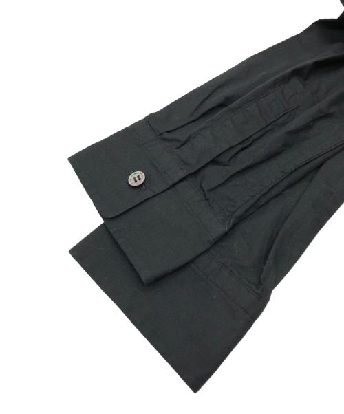 tricot COMME des GARCONS（トリココムデギャルソン）tricot COMME des GARCONS (トリココムデギャルソン) 丸襟フリルティアードブラウス ブラック サイズ:SIZE Sの古着・服飾アイテム