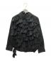 tricot COMME des GARCONS（トリココムデギャルソン）の古着「丸襟フリルティアードブラウス」｜ブラック