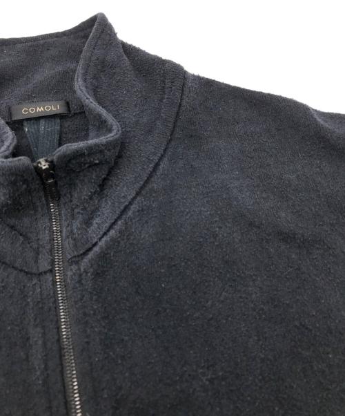 COMOLI（コモリ）COMOLI (コモリ) シルクネップ ジャージベスト ブラック サイズ:SIZE 1の古着・服飾アイテム