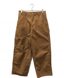 FreshService（フレッシュサービス）の古着「COTTON CANVAS PAINTER PANTS」｜ブラウン