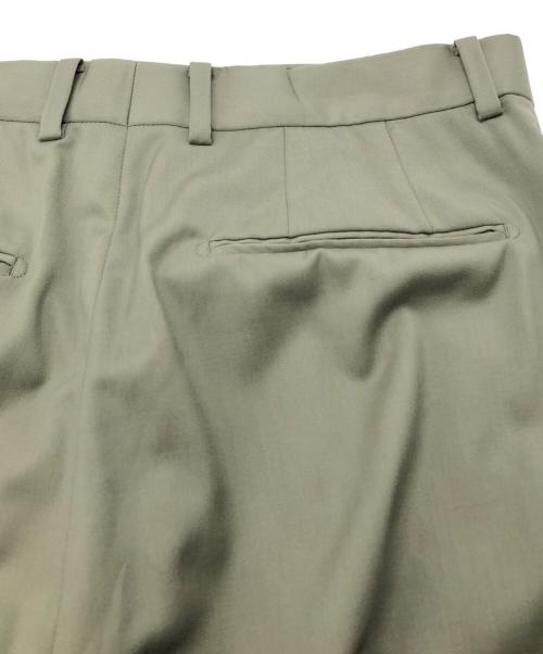 WACKO MARIA（ワコマリア）WACKO MARIA (ワコマリア) DORMEUIL (ドーメル) PLEATED TROUSERS グリーン サイズ:SIZE Lの古着・服飾アイテム