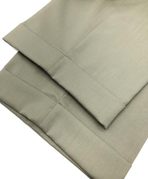WACKO MARIA（ワコマリア）WACKO MARIA (ワコマリア) DORMEUIL (ドーメル) PLEATED TROUSERS グリーン サイズ:SIZE Lの古着・服飾アイテム