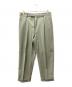WACKO MARIA（ワコマリア）の古着「PLEATED TROUSERS」｜グリーン