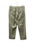 WACKO MARIA (ワコマリア) DORMEUIL (ドーメル) PLEATED TROUSERS グリーン サイズ:SIZE L：18000円