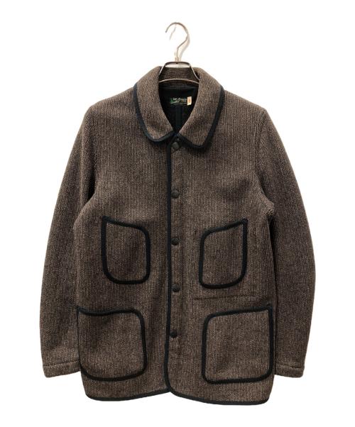 SUGAR CANE（シュガーケーン）SUGAR CANE (シュガーケーン) BEACH CLOTH JACKET ブラウン サイズ:SIZE 40の古着・服飾アイテム
