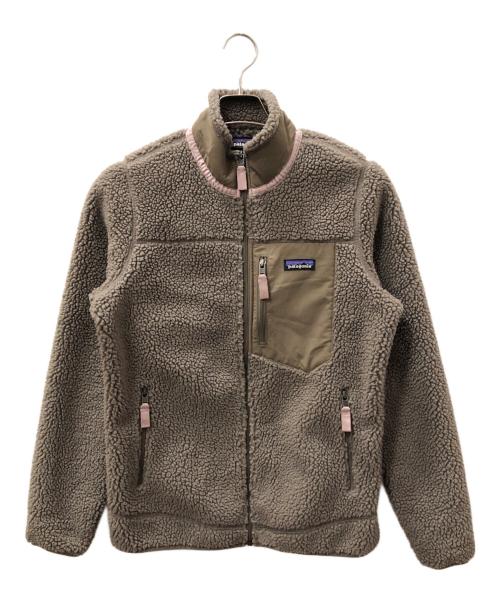 Patagonia（パタゴニア）Patagonia (パタゴニア) ウィメンズ クラシックレトロXジャケット グレー×ピンク サイズ:SIZE Mの古着・服飾アイテム