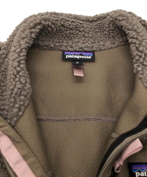 Patagonia（パタゴニア）Patagonia (パタゴニア) ウィメンズ クラシックレトロXジャケット グレー×ピンク サイズ:SIZE Mの古着・服飾アイテム