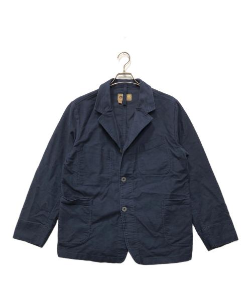 NIGEL CABOURN（ナイジェルケーボン）NIGEL CABOURN (ナイジェルケーボン) ワークスーツジャケット ー モールスキン ネイビー サイズ:46の古着・服飾アイテム