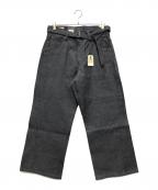 LEVI'S PReMIUM×EDIFICEリーバイス プレミアム×エディフィス）の古着「別注 TWISTED BELTED デニムパンツ」｜インディゴ