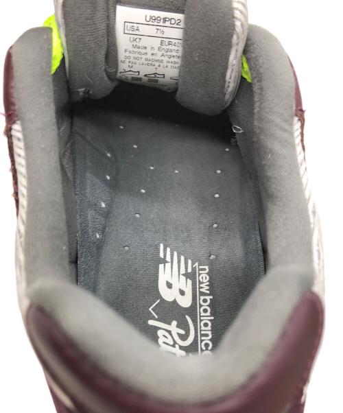 NEW BALANCE（ニューバランス）NEW BALANCE (ニューバランス) Patta (パタ) U991PD2 パープル サイズ:SIZE US 7 1/2の古着・服飾アイテム