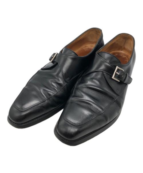 JOHN LOBB（ジョンロブ）JOHN LOBB (ジョンロブ) シングルモンクレザーシューズ ブラック サイズ:SIZE 7Eの古着・服飾アイテム