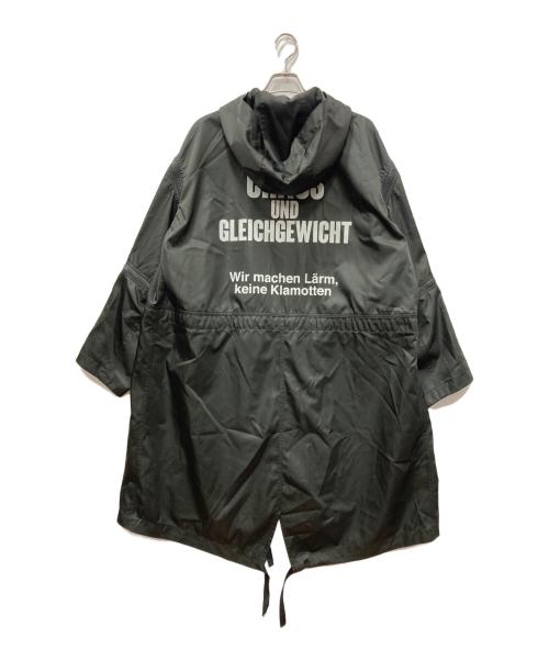 UNDERCOVER（アンダーカバー）UNDERCOVER (アンダーカバー) PeギャバBIGモッズ CT Chaos/Fallen Man ブラック サイズ:3の古着・服飾アイテム