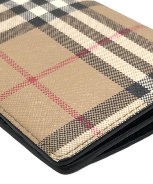 BURBERRY（バーバリー）BURBERRY (バーバリー) コンチネンタルウォレット/長財布/チェック ベージュの古着・服飾アイテム