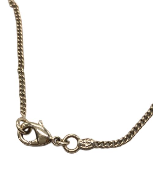 CHANEL（シャネル）CHANEL (シャネル) ココマークマトラッセ バッグチャームネックレス ゴールド×ブラックの古着・服飾アイテム