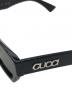 GUCCI (グッチ) レクタングルサングラス ブラック サイズ:53☐19：20000円