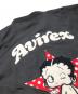 中古・古着 AVIREX (アヴィレックス) BETTY BOOP (ベティー・ブープ) LIGHT MA-1 ブラック サイズ:M：15000円