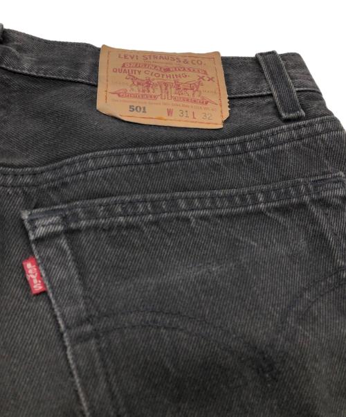 LEVI'S（リーバイス）LEVI'S (リーバイス) 90’S USA501後染めブラックデニムパンツ ブラック サイズ:31の古着・服飾アイテム