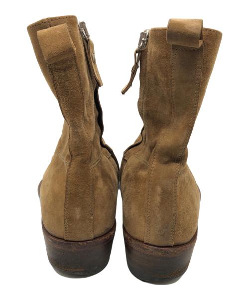 Dior（ディオール）Dior (ディオール) スウェードサイドジップブーツ ベージュ サイズ:SIZE 40 1/2の古着・服飾アイテム