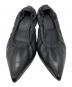 CORSO ROMA 9 (コルソローマノーヴェ) PLAIN PEOPLE (プレインピープル) 別注ギャザーパンプス ブラック サイズ:SIZE 2：13000円