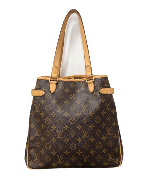 LOUIS VUITTON（ルイ ヴィトン）LOUIS VUITTON (ルイ ヴィトン) バティニョール・ヴェルティカル/トートバッグ ブラウンの古着・服飾アイテム