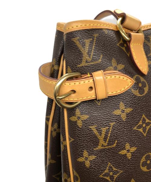 LOUIS VUITTON（ルイ ヴィトン）LOUIS VUITTON (ルイ ヴィトン) バティニョール・ヴェルティカル/トートバッグ ブラウンの古着・服飾アイテム