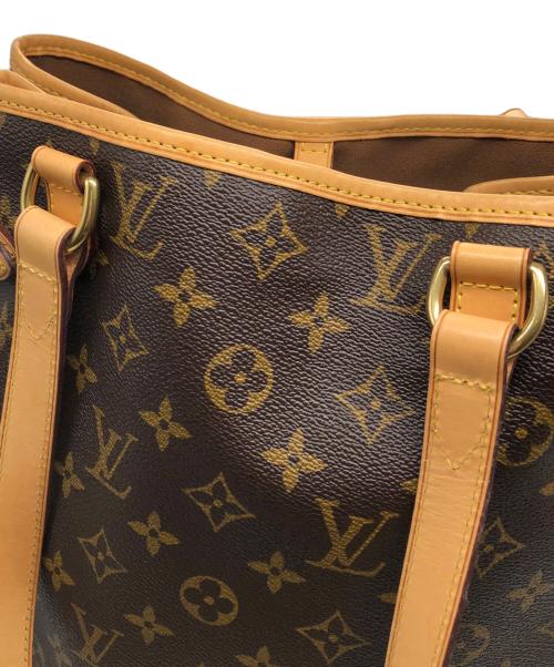 LOUIS VUITTON（ルイ ヴィトン）LOUIS VUITTON (ルイ ヴィトン) バティニョール・ヴェルティカル/トートバッグ ブラウンの古着・服飾アイテム