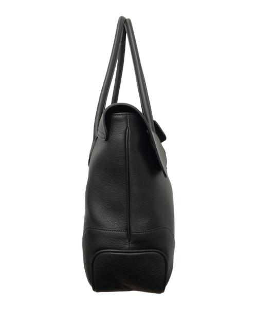 PELLE MORBIDA（ペッレモルビダ）PELLE MORBIDA (ペッレモルビダ) Maiden Voyage フラップトートバッグ ブラックの古着・服飾アイテム