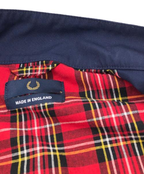 FRED PERRY（フレッドペリー）FRED PERRY (フレッドペリー) Made In England Harrington Jacket ネイビー サイズ:Mの古着・服飾アイテム