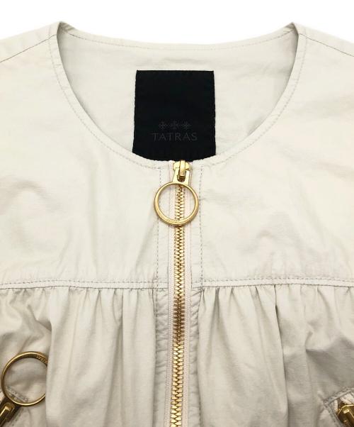 TATRAS（タトラス）TATRAS (タトラス) ILIZIA ノーカラーブルゾン アイボリー サイズ:SIZE 02の古着・服飾アイテム