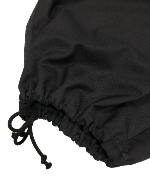 GROUND Y（グラウンドワイ）GROUND Y (グラウンドワイ) WOOL POLYESTER GABARDINE BALLOON PANTS ブラック サイズ:3の古着・服飾アイテム