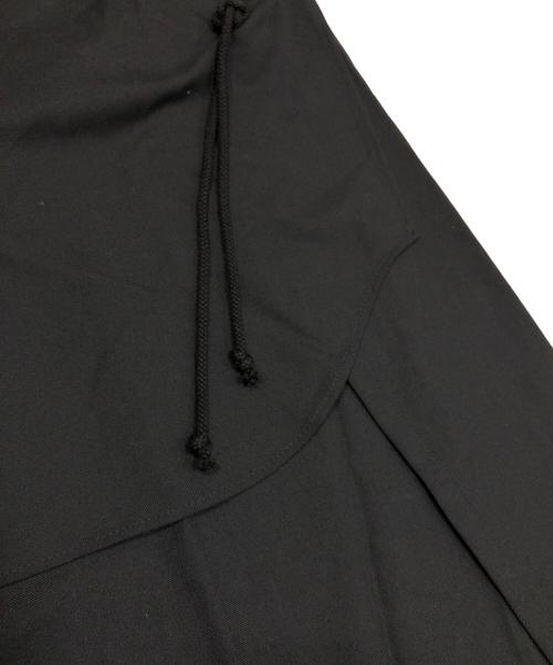 GROUND Y（グラウンドワイ）GROUND Y (グラウンドワイ) ダブルカラーバックロングシャツ ブラック サイズ:3の古着・服飾アイテム