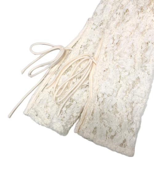 LAGUNA MOON（ラグナムーン）LAGUNA MOON (ラグナムーン) カットアウトデザインレースワンピース ホワイト サイズ:Mの古着・服飾アイテム
