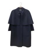 Burberry'sバーバリーズ）の古着「ケープ付ウールコート」｜ネイビー
